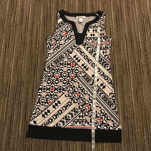 White House Black Market sleeveless multi color dress size XS - Picture 3 of 6
